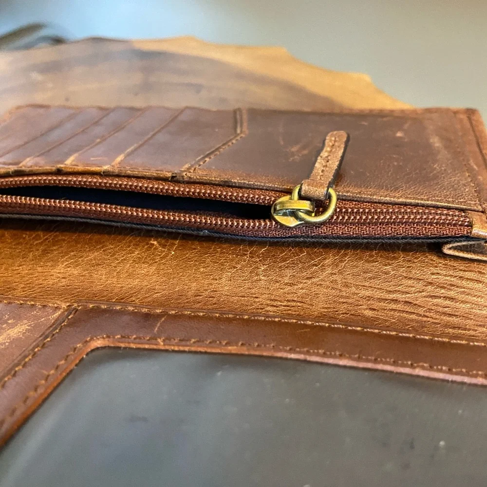 Fossil Wallet - genuine leather - Picture 4 of 4